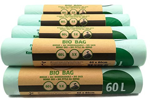 Dumil Bio-Müllbeutel, grün, 60 l, 50 Stück