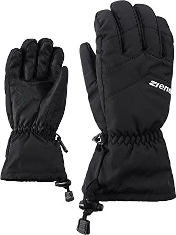 Ziener Kinder LETT AS glove junior Ski-Handschuhe / Wintersport | wasserdicht atmungsaktiv, black, 7