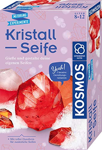 Kosmos Kristall-Seife, Schöne Seifen selbst gießen und gestalten | DIY Seifen selbst herstellen, Experimentier-Set für Kinder ab 8 Jahre, Mitbringsel, Geschenk für Kindergeburtstag
