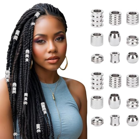 Bartschmuck MäNner,Bartperlen Wikinger Haarperlen | Zum Klipsen, Haarschmuck Bartperlen Für ArmbäNder, AnhäNger Halskette Diy Metallflechten Dreadlock-Perlen Dekoration