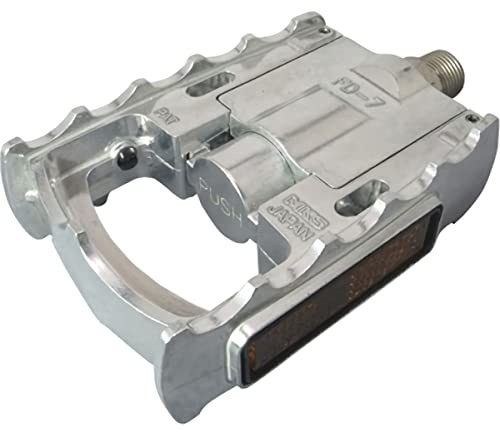 MKS FD-7 Klapppedal: faltbar, kompakt, perfekt für Pendler, metallisch