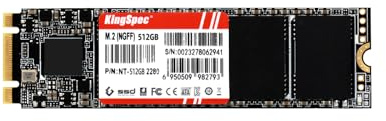 KingSpec NT Series 512GB SATA III M.2 2280 Interne SSD - MAX 570MB/s Lesen, 3D-NAND, für Ultrabook, Tablet, Mini-PC