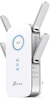 TP-Link RE655 WLAN Verstärker Repeater AC2600, Dual-Band AC + N, 1733 Mbit/s 5GHz + 800Mbit/s 2,4GHz, Gigabit-LAN-Port, 4*4-MU-MIMO, App Steuerung, maximale Abdeckung