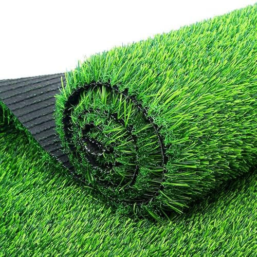 Kunstrasen Outdoor Rasenteppich Meterware Grasteppich Rollrasen 100 x 1000 cm Kunststoffrasen Garten Rasen Teppichboden Balkon Kunst Rasen