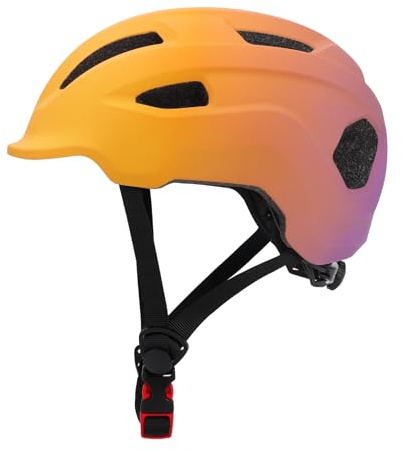 YOOXARMOR Fahrradhelm Kinder,Verstellbar Skaterhelm Reithelm Kinderhelm für 3-5-8 Jungen und Mädchen Kinderfahrradhelm Leicht Einstellbar 48-52CM für Fahrrad Roller Skateboard Scooter
