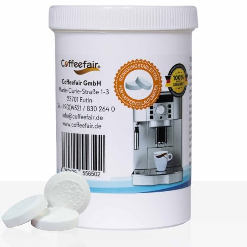 Coffeefair Reinigungstabletten für Kaffeevollautomat 100 x 1,3g, universale Reinigungstabs, intensiv & materialschonend, optimale Alternative zu WMF Reinigungstabletten