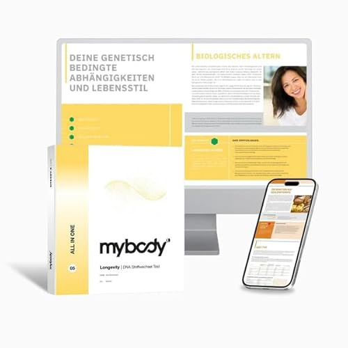 Longevity ALL IN ONE Analyse DNA-Test für Zuhause - Genetische Analyse im Labor - Zuverlässig & Präzise - Professionelle Laborauswertung