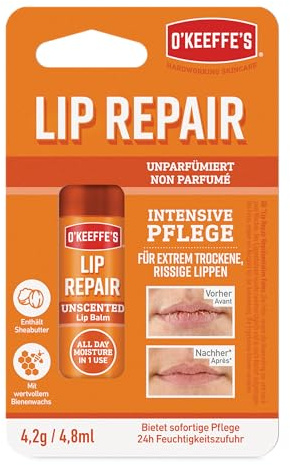 O'Keeffe's Lip Repair Unparfümierter Lippenbalsam 4.2g
