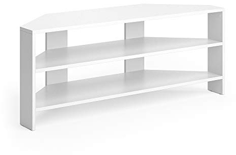 Vicco Lowboard, Weiß, 114 x 45 cm, zur Aufstellung von Fernsehern bis 55 Zoll geeignet
