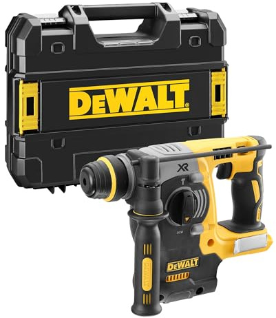 DEWALT SDS-plus XR Akku-Kombihammer/Schlagbohrmaschine (18V, bürstenlos, 24mm, ideal für Bohranker/Befestigungslöcher, Vibrationsreduzierung, ohne Akku & Ladegerät), DCH273NT