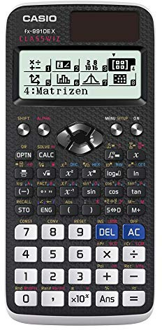 Casio FX-991DE X ClassWiz Scientific Calculator with Natural Display, Schwarz, Technisch-Wissenschaftlich