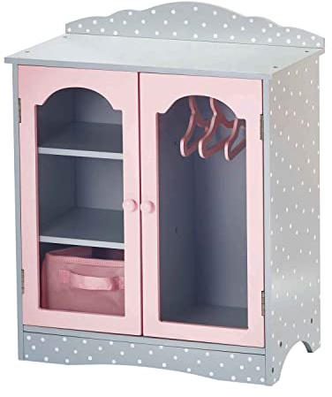 Puppenschrank Holz Puppenzubehör Babypuppen Spielzeug Olivias World TD-0210AG