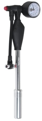ZEFAL Z Shock MTB Dämpferpumpe Fahrrad - Federgabelpumpe - Silber/Schwarz 25 bar