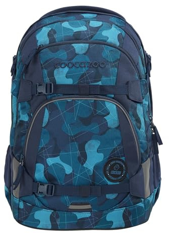 coocazoo Schulrucksack Mate, ergonomischer & anpassbarer Tornister, höhen- & größenverstellbar, mit Brustgurt & Hüftgurt, leicht & individuell, ab der 3. Klasse