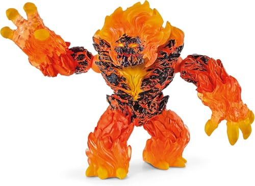 SCHLEICH ELDRADOR Creatures | Lavadämon 70145 | detailgetreue Monster Sammelfigur mit beweglichem Kiefer und Armen | tolles Geschenk für Mädchen und Jungen | Spielzeug ab 7 Jahren | 23 x 8 x 14 cm