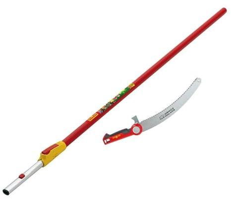 WOLF Garten multi-star Astsäge RE-PM mit Teleskopstiel ZM-V4, rot