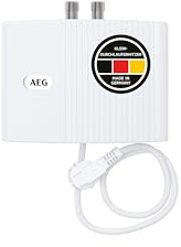 AEG elektronischer Klein-Durchlauferhitzer MTE 350 fürs Handwaschbecken, 3,5 kW, mit Stecker 230V, druckfest oder drucklos, Made in Germany, 231003
