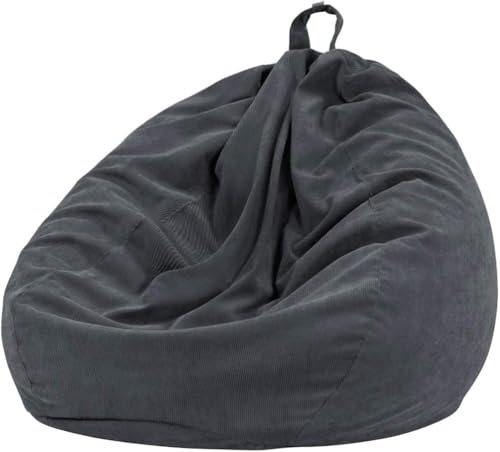 Nobildonna Sitzsackstuhl für Kinder und Erwachsene, nur Bezug (Keine Füllung) für Sofa-Stofftiere, 110 x 89 cm