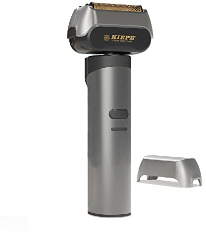 Kiepe Smooth Shaver 3800 Folienrasierer Modell 6520, Gold-Titan-Folien, Lithium-Ionen-Akku, Nass- und Trockenrasur, Mit integriertem Trimmer
