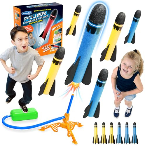 DejaNard Spielzeug ab 3-12 Jahre Junge, Outdoor Spiele für Kinder Raketen Spielzeug Ostergeschenke Kinder Mädchen Junge 4-12 Jahre Gartenspielzeug Draußen Spiele ab 4 5 Jahren