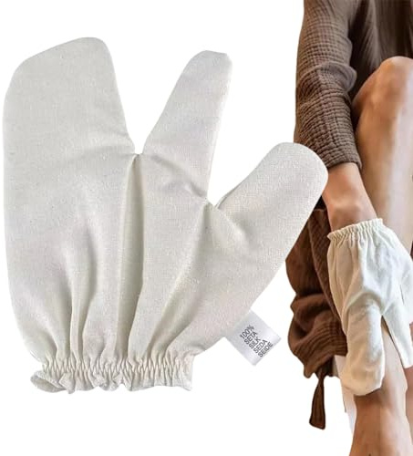 Garshana Seidenhandschuhe Ayurveda | Garshana Massage Handschuh | Ayurvedische Trockenbürste Lymphdrainagehandschuhe | Strahlende Haut Ayurveda Massagehandschuh Peeling Handschuhe Körper Gesicht