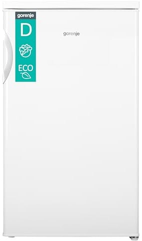 Gorenje R49DPW Tischkühlschrank/Freistehend/EEK D / 39 dB / 133 Liter/Gemüsefach/LED Beleuchtung/Türanschlag wechselbar/HxBxT 84,5 x 56 x 57,9 cm/Weiß