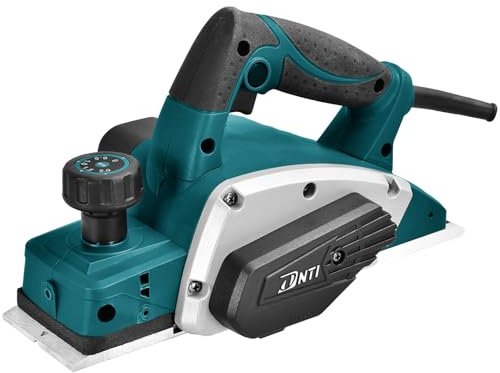 DNTI Elektrischer Hobel 620 W Elektro Hobelmaschine Elektrohobel Handhobel elektrischer hobel für holz mit 82mm Hobelbreite und 2mm, 230 V Ideal für DIY und Holzarbeit 58215B
