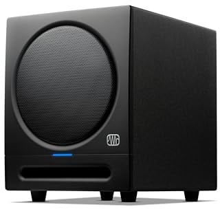 PreSonus Eris Sub 8BT, 8"-Aktiv-Studio-Subwoofer mit Bluetooth für Multimedia, Gaming und hochwertige Studio-Musikproduktion