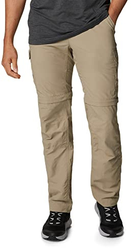 Columbia Herren Umwandelbare Wanderhose, 2-in-1-Hose, Silver Ridge II