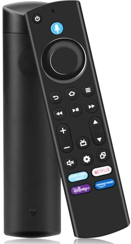 Ersatz-Sprachfernbedienung, 4th Gen, Ersatz Fernbedienung mit Sprachfunktion für AMZ F-i-r TV Cube ((2nd Gen, 3rd Gen),für Insignia/Pioneer Smart TVs (4th Gen-New)