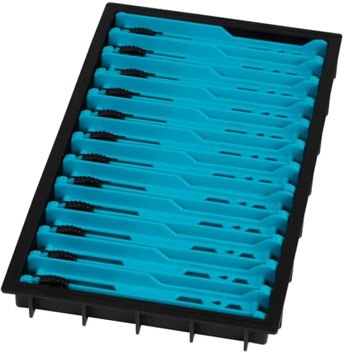 Fox Matrix Pole Winder Tray Loaded + 12 Winders 13cm - Aufwickler für Angelvorfächer