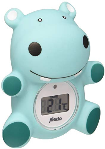 Alecto BC-11 Digitalthermometer - Badethermometer und Zimmerthermometer - EN71 zertifiziert - Baby-Thermometer - grün