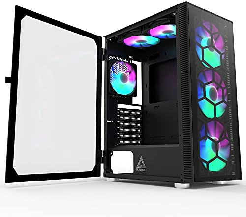 MONTECH X3 Glass Midi-Tower Gaming-Gehäuse Schwarz
