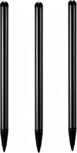 3Pcs Schwarz Stylus-Stifte für Touchscreens,hochpräziser Eingabestift für alle universellen,universeller iPad-Stift mit feiner Spitze für iPad, Handy/iPad/Samsung/Android/Tablet und andere Touchscrees