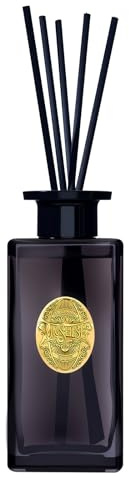 M&SENSE 300ml Raumduft Oud-Holz Duft|Reed Diffuser mit 7 Duftstäbchen|Lufterfrischer für Badezimmer,Wohnung,Heimdekoration|Raumduft Stäbchen