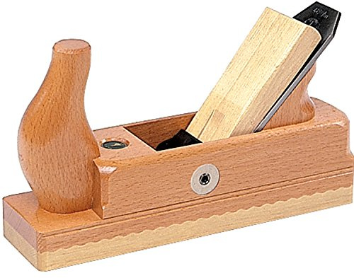 Ulmia HW 4-48 Holzhobel / Schlichthobel HW4-48 ~ Hobel mit Weißbuchensohle und Einfacheisen, besonders geeignet zum Abschlichten roher, geworfener Bretter und Bestoßen von Hirnholz ~ 240 mm x 64 mm