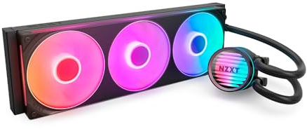 NZXT Kraken Core 360 RGB - 360mm AIO-CPU-Kühler - Schwarz | 360mm RGB-AIO-Einsteiger mit Turbine Pump und single-frame Lüfter. Leise Hochleistungskühlung, einfache Montage, CAM-fähig.