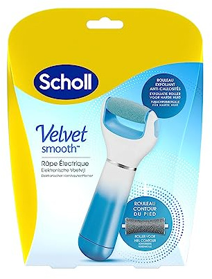 Scholl Expert Care, Hornhaut Entfernung für seidig weiche Füße,elektrischer Hornhautentferner schnell & Mühelos (mit Meeresmineralien Rolle für präzise Ergebnisse,1 Gerät inkl. Rolle)1 Stück(1er Pack)