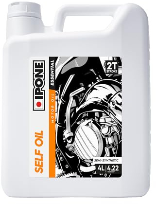 IPONE – Motoröl ZT Self Oil – 4 Liter Kanister – Teilsynthetischer Schmierstoff – Für Zweitaktmotoren