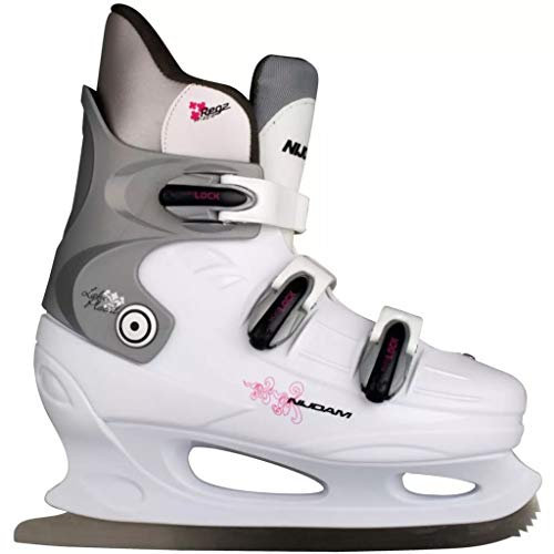 Nijdam Damen Schlittschuhe Eiskunstlauf, Weiß, 37