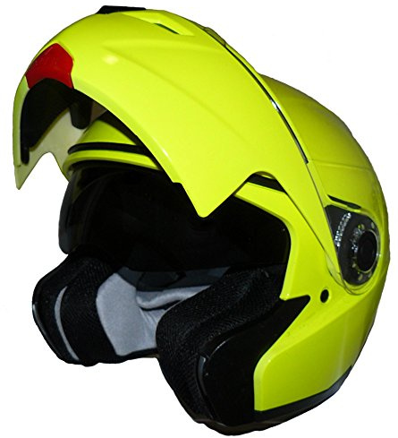protectWEAR Klapphelm Motorradhelm mit Sonnenblende H910-MT