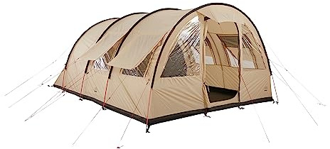 GRAND CANYON Helena, Familienzelt, wetterfestes Tunnelzelt, teilbare Schlafkabine, großer Wohnbereich viel Stauraum durch Organizer, für Camping, Festival, Gruppen