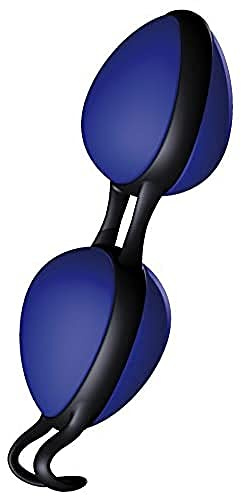 JOYDIVISION Joyballs Secret DUO - Liebeskugeln DUO Blau | Vaginalkugeln Für Beckenbodenfitness | Lustkugeln aus Silikomed/TPE | Kompatibel mit wasser- & silikonbasierten Gleitmitteln