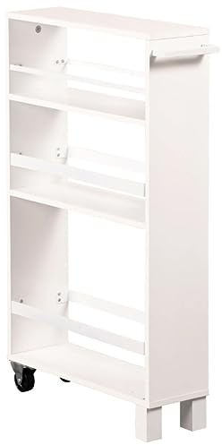 Kesper | Nischenregal, Material: Spanplatte, Maße: 50 x 15 cm/Höhe: 79 cm, Farbe: Weiß | 24854 13