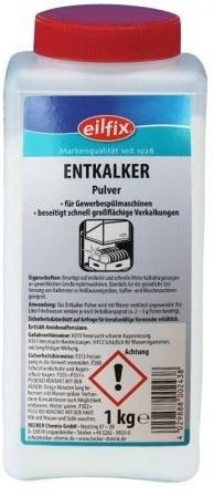Eilfix Maschinen-Entkalker Pulver, 1000 g - Kaffeemaschinenreiniger Waschmaschine
