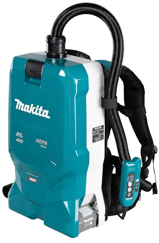 Makita VC012GZ01 Akku-Rucksackstaubsauger 40V max. blau, 200 mbar, 6 l, mit AWS, ohne Akku und Ladegerät