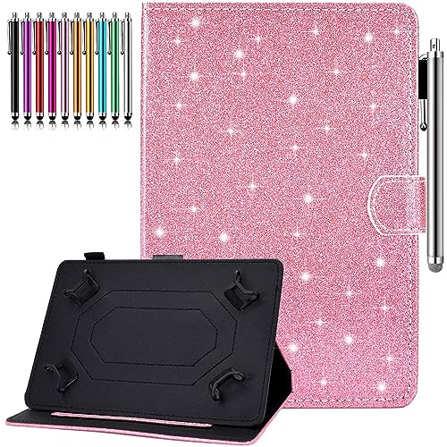 10-10,1 Zoll Universelle Tablet Hülle für DOOGEE/Blackvie w/HotLight/BENEVE | Hülle für TECLAST/HiGrace/UIVY/OSCAL/SGIN/PRITOM/TPZ/Oangcc/YESTEL/JIKOCXN/JUSYEA/SEBBE/Rebecco K70/TUOHAITIME/TABWEE/SUAAT