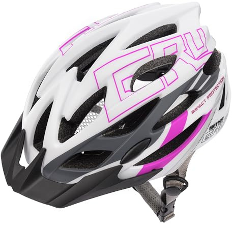meteor® Fahrradhelm GRUVER Herren Damen Kinder-Helm MTB rollerhelm mädchen kinderfahrradhelm für Downhill rennradhelm Mountainbike Inliner skaterhelm BMX fahradhelm Scooter Jungen Bike Helmet