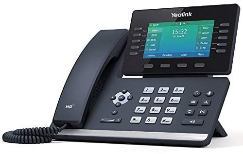 Yealink IP Telefon SIP-T54W VoIP-Telefon, schwarz