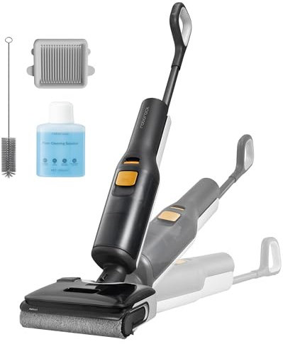 roborock F25 BX Nass Trockensauger, 180° Flach absenkbar, Kabelloser Staubsauger und Mopp in einem mit 20.000 Pa, 90°C Heißluft-Schnelltrocknen & Hochtemperatur-Selbstreinigung, kein Verheddern